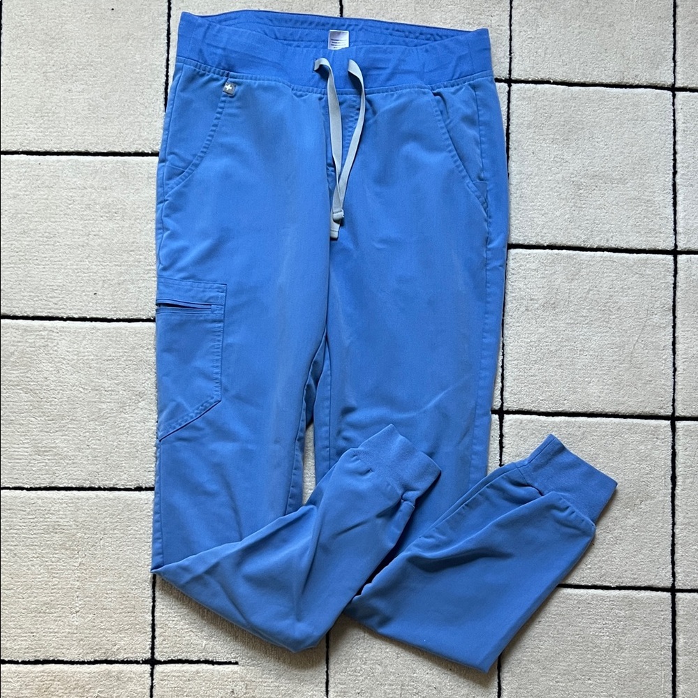 Figs Blue Jogger Scrub Pants